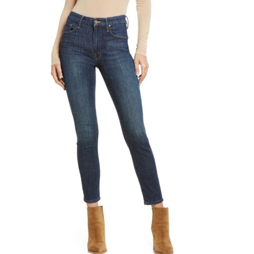 Mother Looker ankle skinny jeans switch it up wash size 23